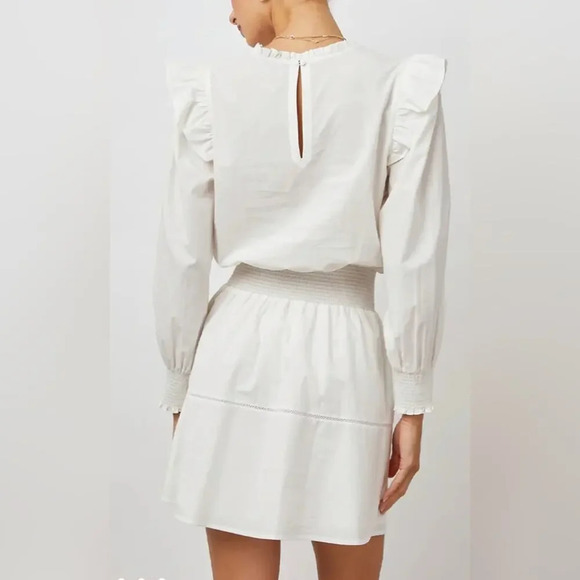 NWT Rails Faren Mini Dress White Size Medium - Picture 3 of 10